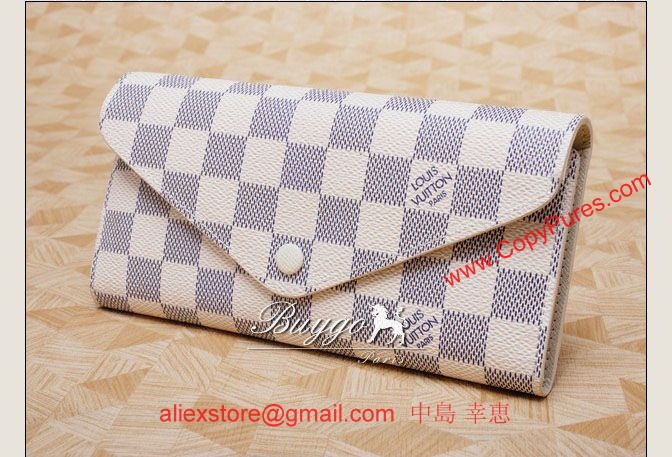 ルイヴィトン2012年新作ヴィトン財布ダミエアズールファスナー長札長財布ポルトフォイユオリガミ ロンN60139